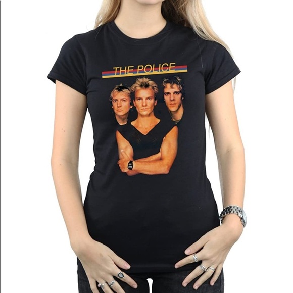 Absolute Cult The Police Graphic Band Tee - Picture 1 of 7